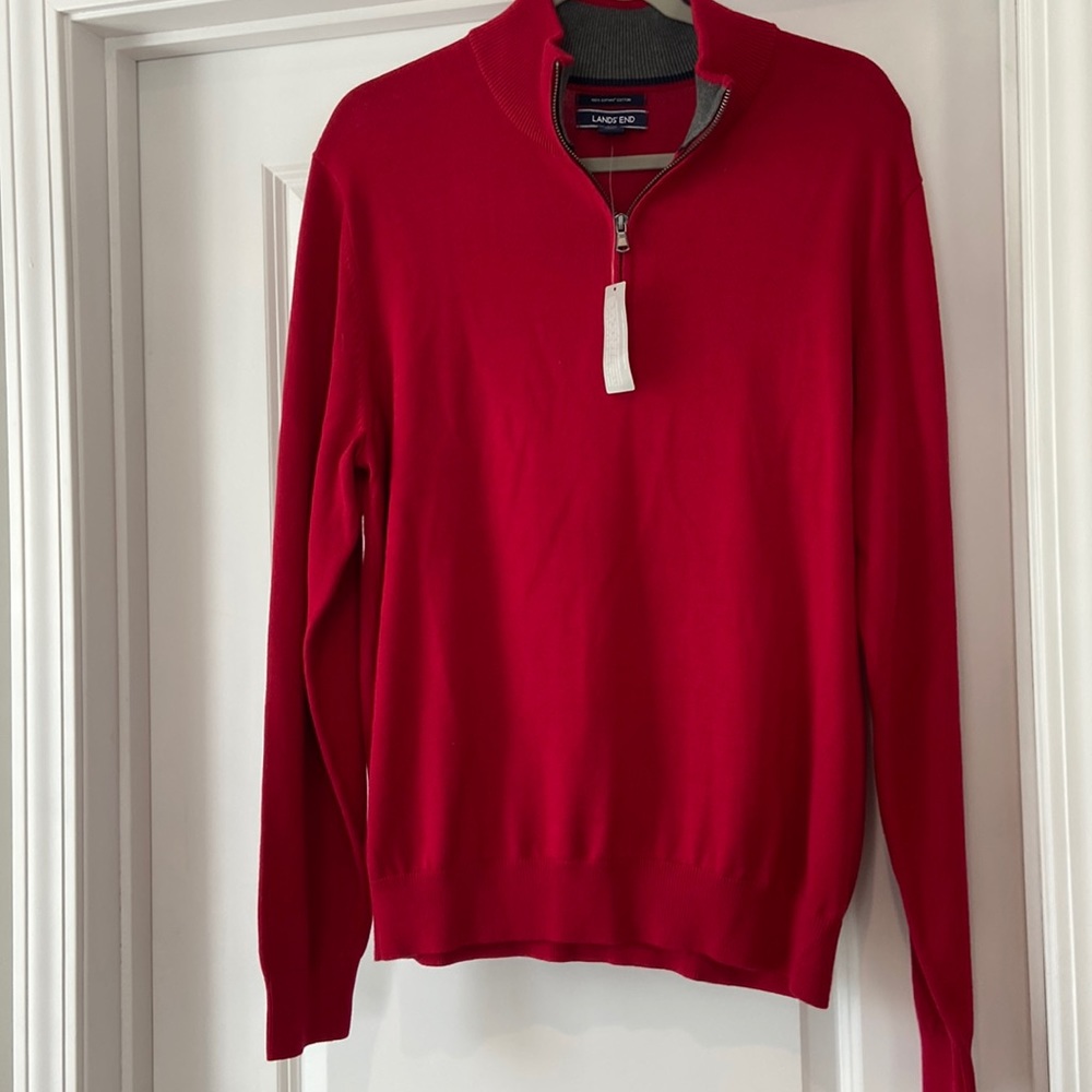Lands End quarter zip
